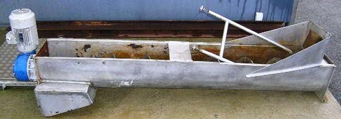 Used Conveyor – stainless steel. 2 meter long. 200 mm conveyor.