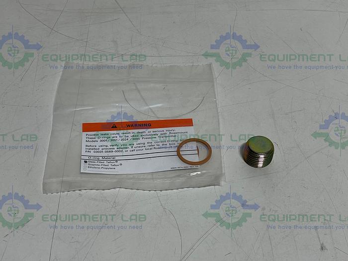 Rosemount 3051CG2A1AS5M5Q4 Pressure Transmitter w/ Rosemount C305111124-0000