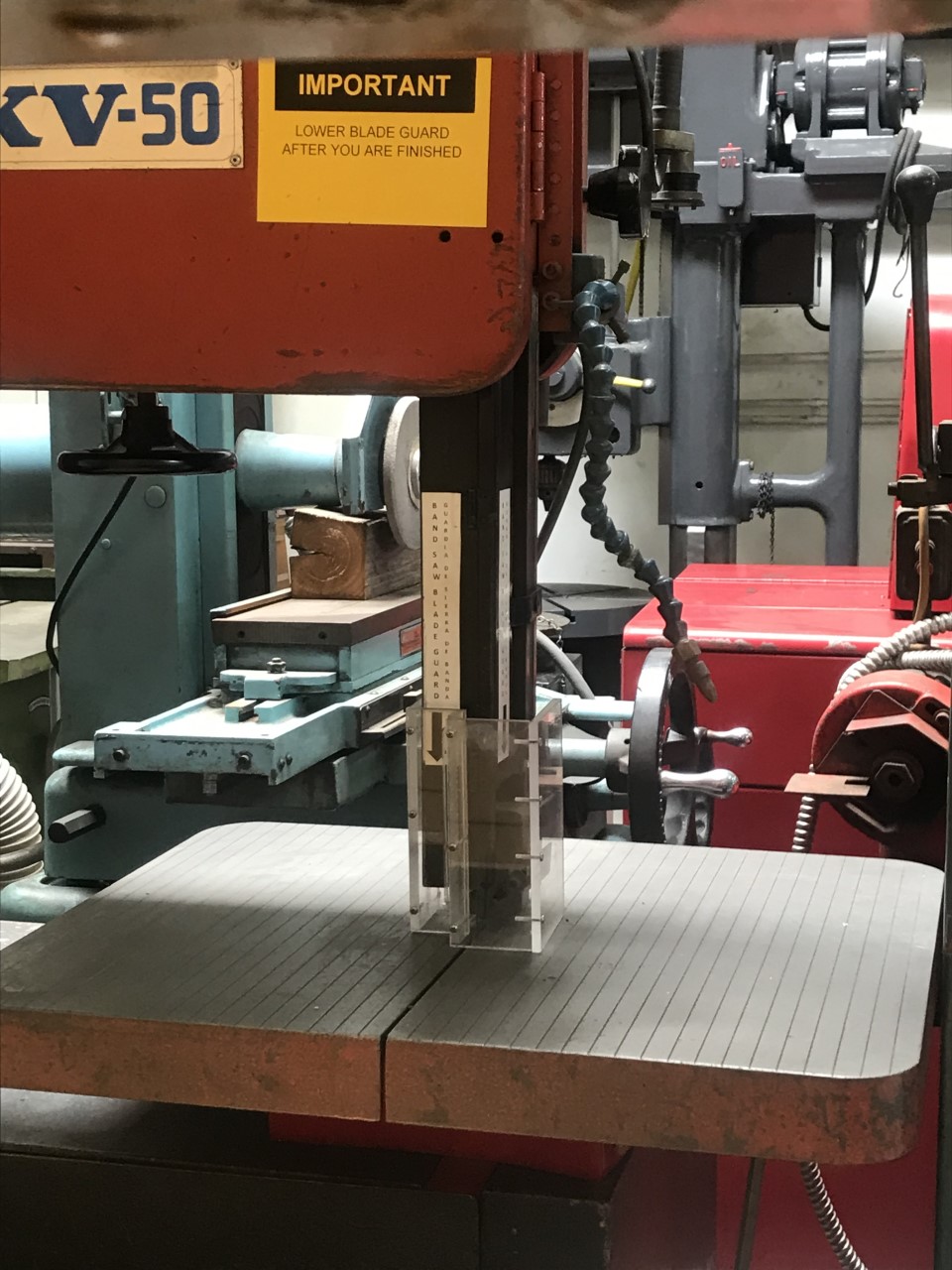 Used Sold Jet KV50 Vertical Bandsaw 20" 6291 at Wheeler Machinery Sales