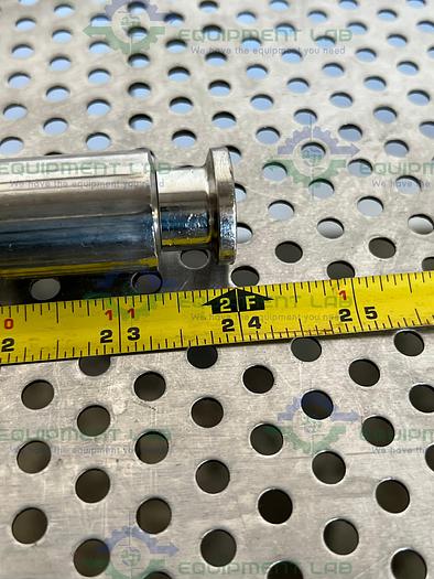 Used Sani Tech STHT-R-HD-0500 24" Silicone Hose  w/ 1/2" Sanitary Fitting