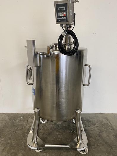 Used Precision  500 Liter Stainless Steel Mixing Tank w/ PharMix Agitator & Controller