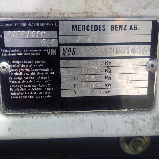 Usado 1993 MERCEDES-BENZ 1827 refrigerated truck