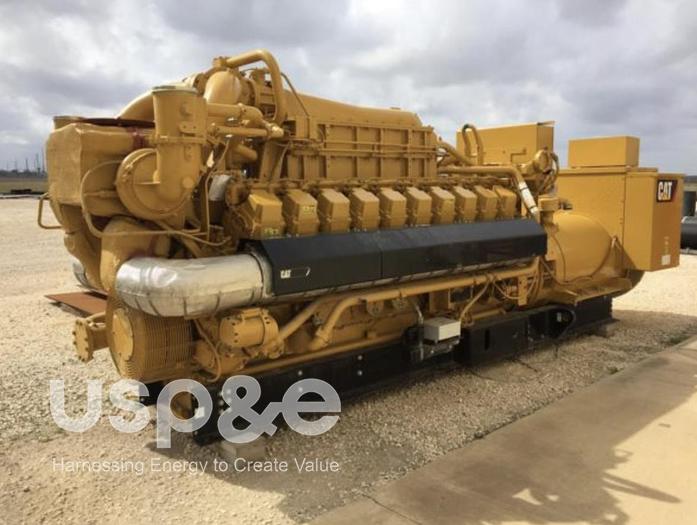 Used 1.6 MW 2015 New Caterpillar G3520C Natural Gas Generator Sets