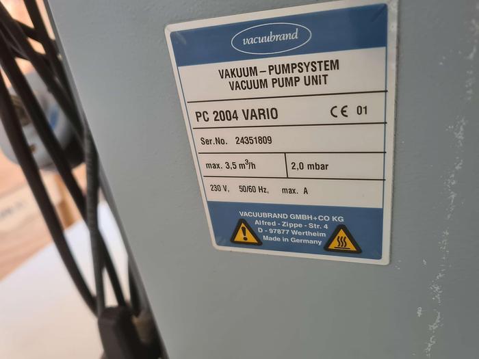 Used Vacuubrand PC 2004 Vario Vacuum Pump with CVC 2000