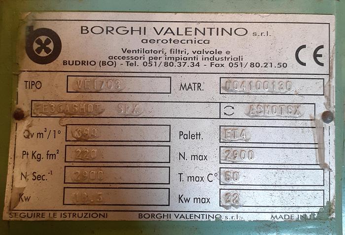 Used Sistema de ventilação e filtragem BORGHI VALENTINO
