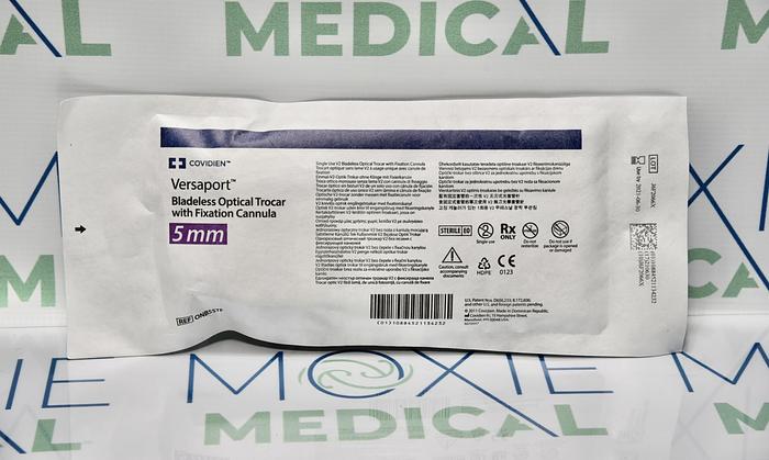 COVIDIEN ONB5STF VERSAPORT BLADELESS OPTICAL TROCAR WITH FIXATION CANNULA 5MM, BOX OF 6