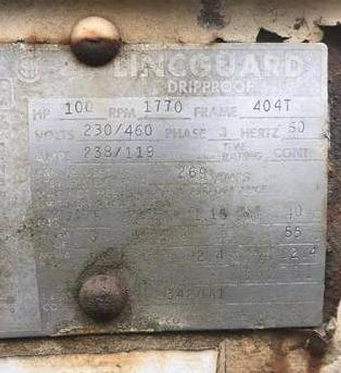 Used Ingersoll Rand 100 Hp Motor 404Tsc Lincguard Dripproof