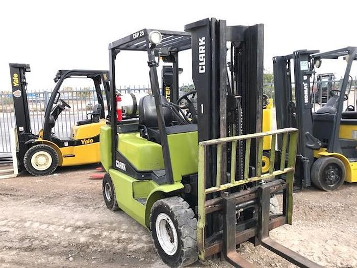 Used Clark CGP25 Pneumatic Tire Forklift