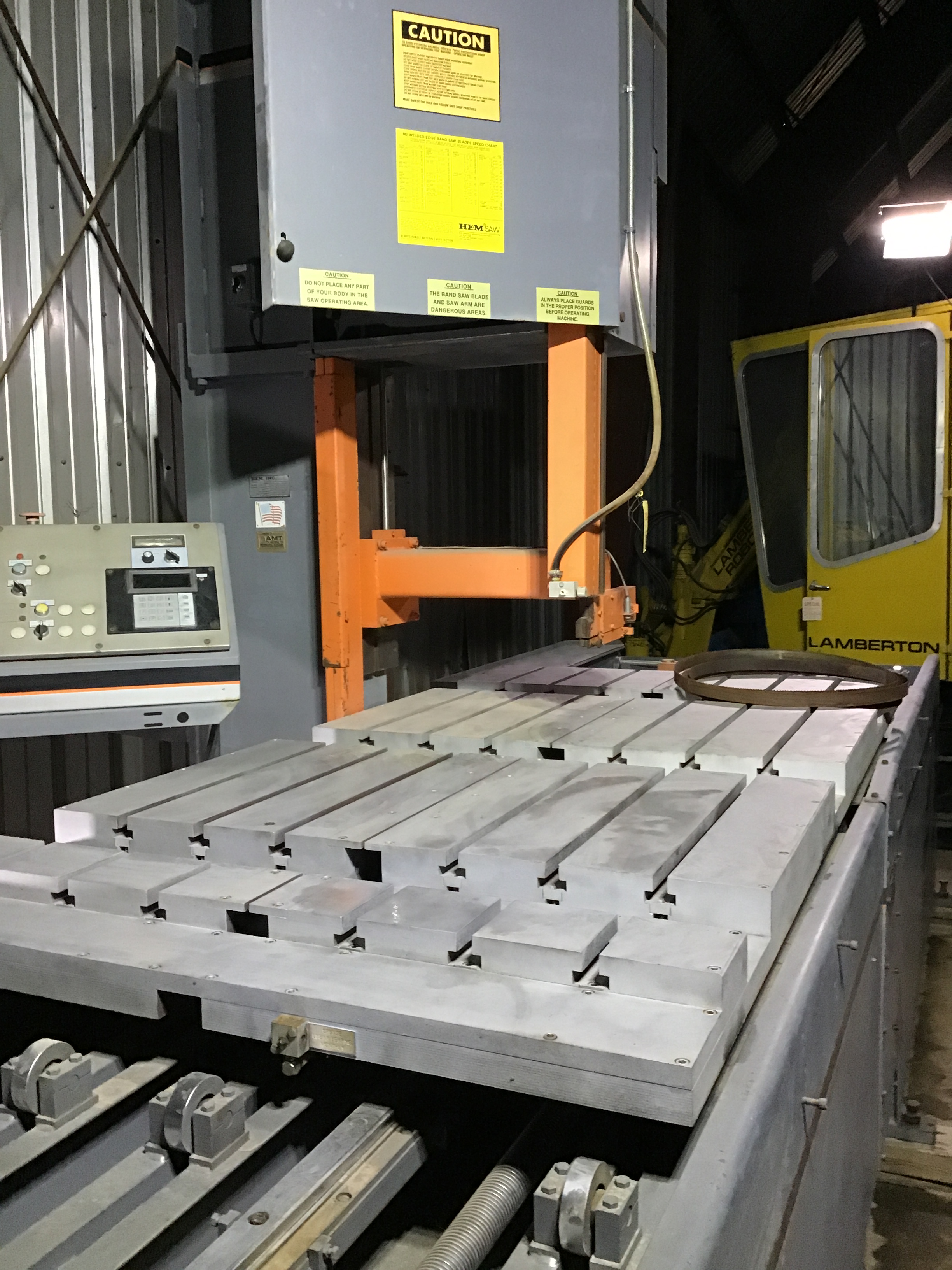 Used HEM Model PM 25/96 Plate Saw