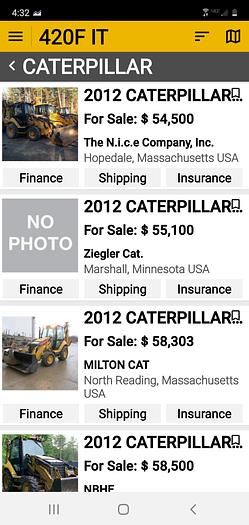 Used 2014 CAT 420F it