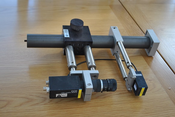 Used Aerotech rack and pinion system with CCD Camera and lens