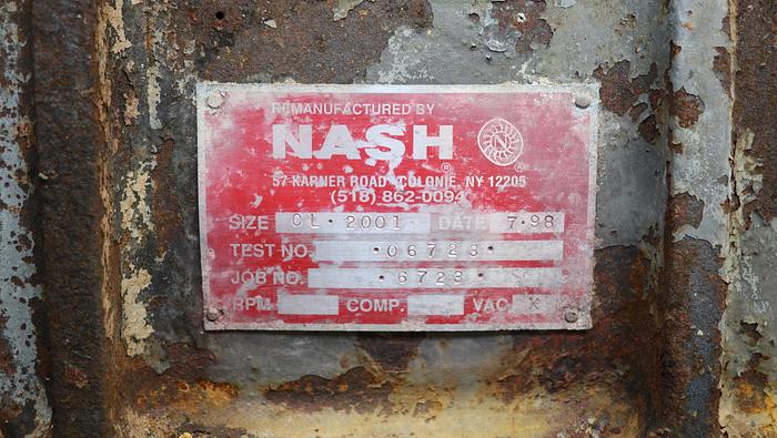 Used Nash CL-2001 Vacuum Pump #44427