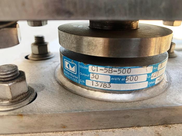 Used Tank, 53 Gallon, 316L Stainless Steel, 45 PSI, Precision Stainless #S743975