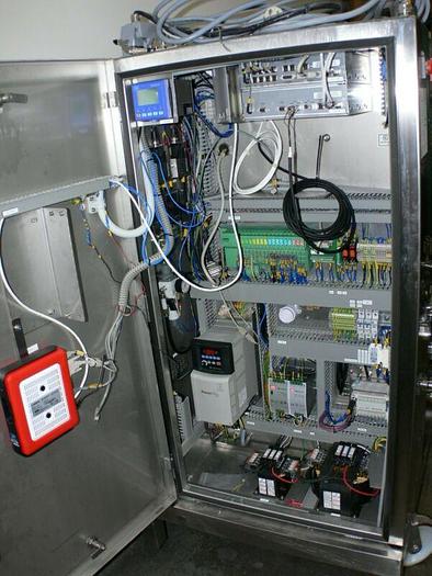 Used GE Healthcare Pump Skid w/ 15HP Ultima LU640 Rotary Lobe Pump & Mass Flow Meters