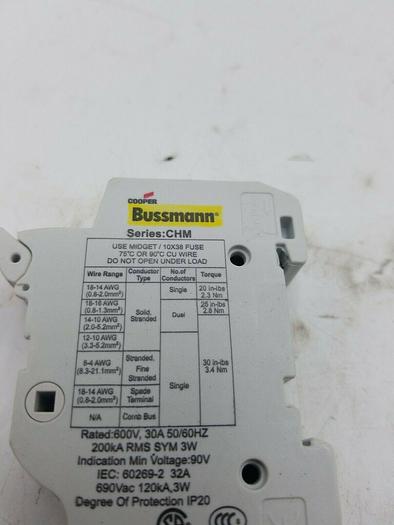 Used Bussmann CHM