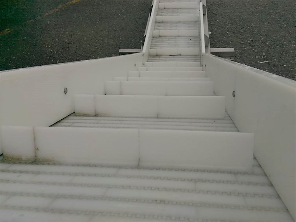 Used 22′ long Incline Conveyor