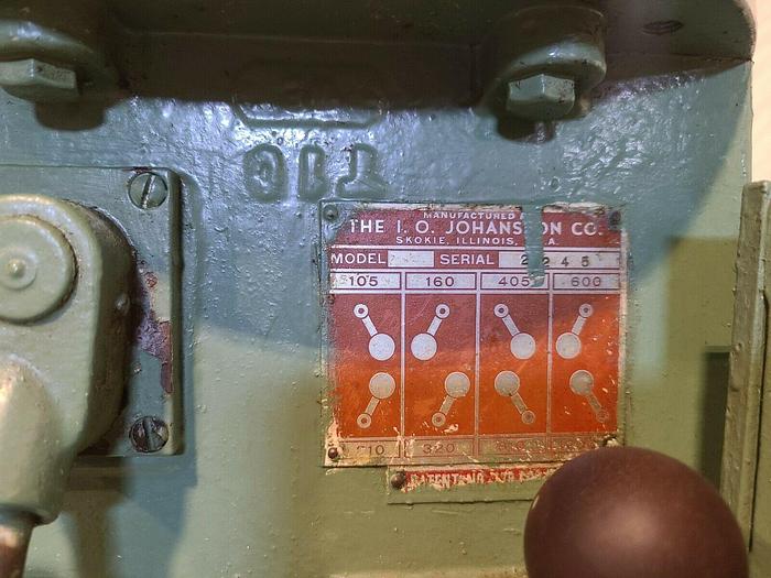 Used Johansson Radial Arm Drill Press DEEP REACH DRILLING