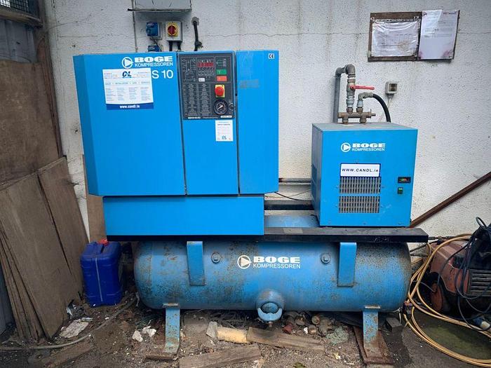 Used 2002 Boge S10 Screw Air Compressor