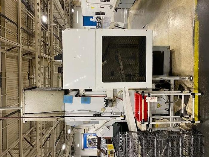 Used FUJI TNW 3500 TR TWIN SPINDLE TWIN TURRET CNC LATHES WITH GANTRY