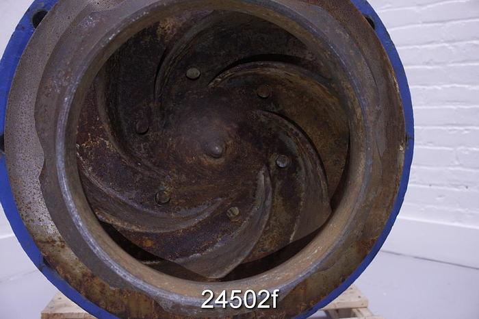 Used Durco Pump MK2GRP3, 6x8x16, 6-Vane 14" Stainless Steel Impeller, Stainless Steel Casing #24502