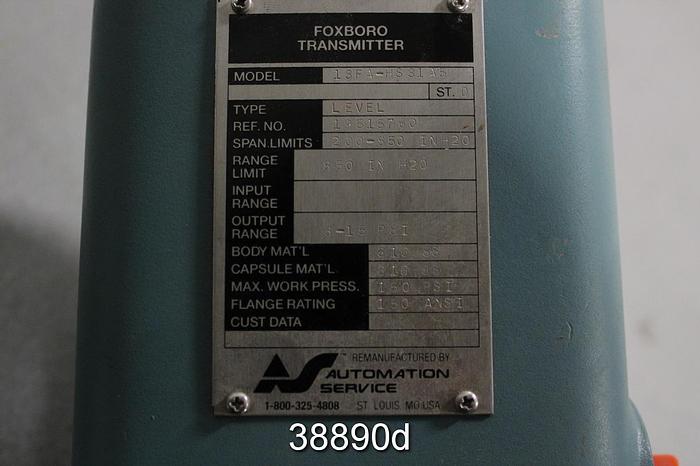 Used Foxboro 13FA-HS31A5 Liquid Level Transmitter #38890