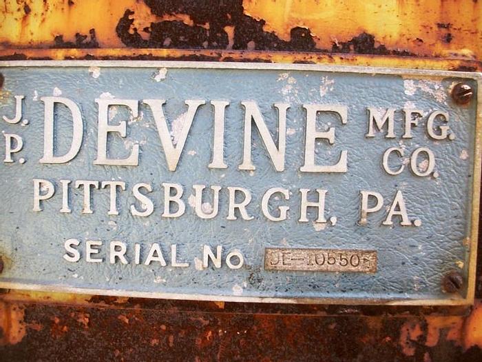 Used Dryer, Tray, Vacuum, 450 SF, 15 Trays, C/st, JP Devine, #C737423