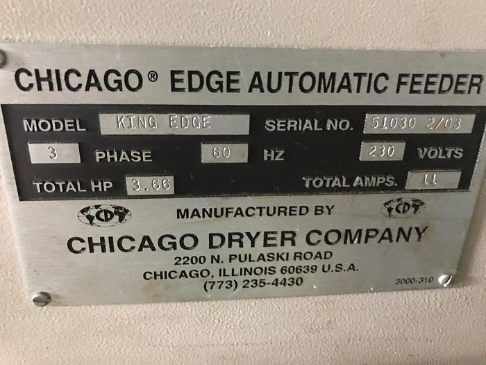 Used 2003 Chicago King Edge spreader/feeder