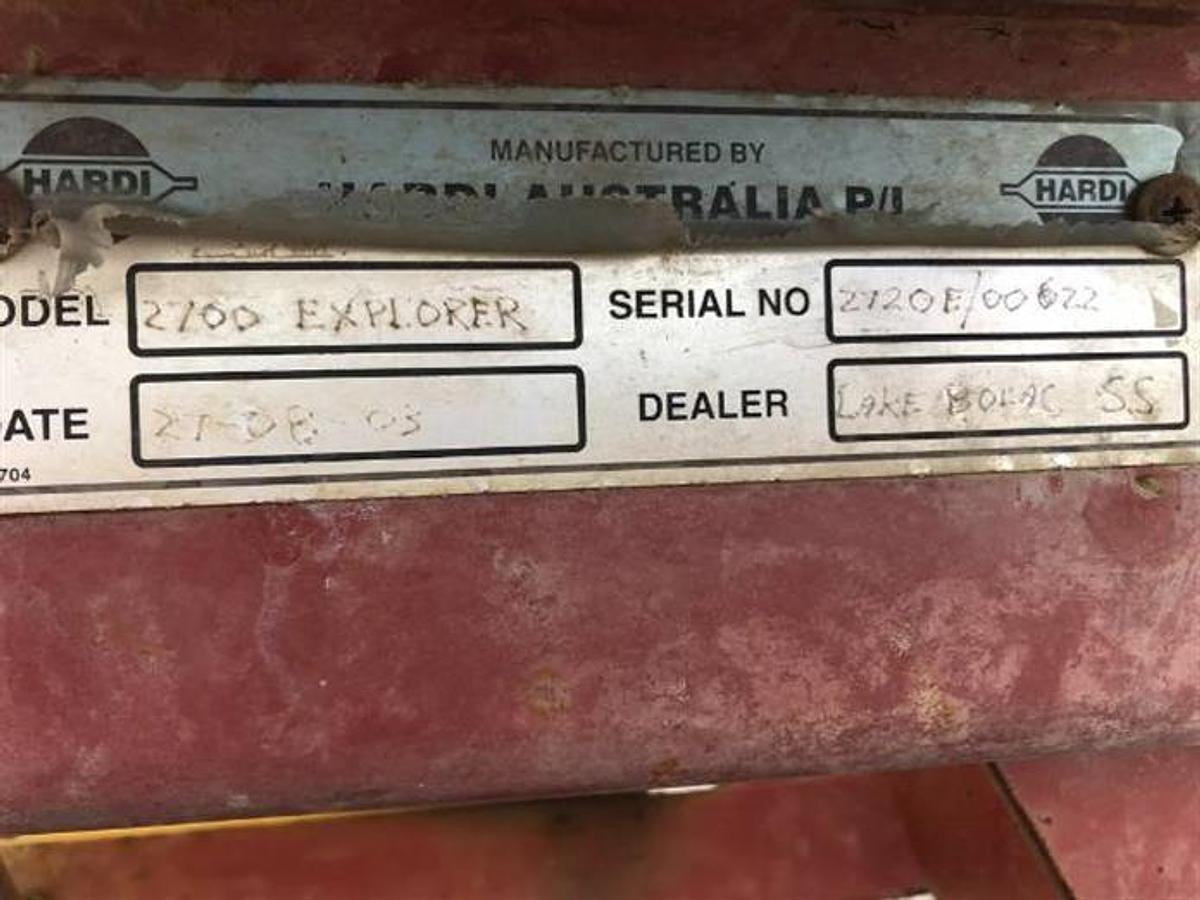Used 2003 Hardi 2700 Explorer