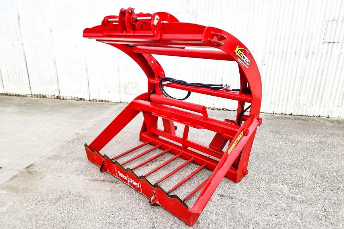 Used Keltec Bale Slicer c/w Euro Hitch