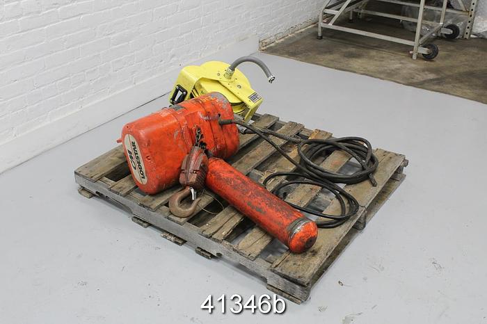Used Columbus Mckinnon Model R Crane, Cap 2 Ton #41346
