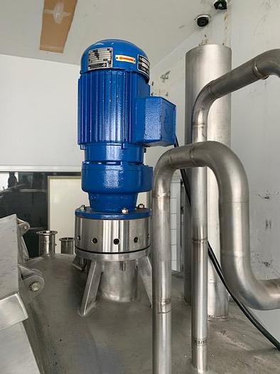 Used 850 liters rustfri proces tank