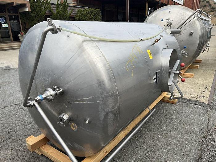 Used Tank, 775 Gallon, Stainless Steel, 25 BBL Brite Tank #S744738