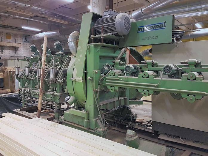 Used Log Rounding machine Mecamat Finland