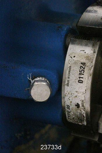 Used Goulds 3196MTX Pump, 1.5x3x13, Stainless Steel Casing, 6-Vane 11" Impeller #23733