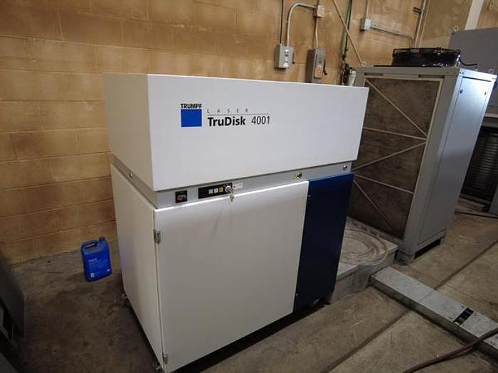 Used 2019 Trumpf 4000-Watt Fiber Laser TruDisk 4001
