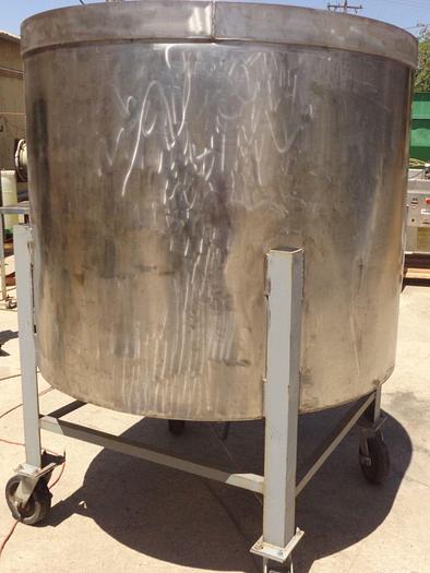 Used Tank, 530 Gallon, S/st, 57" x 48", OT/CB #S743098