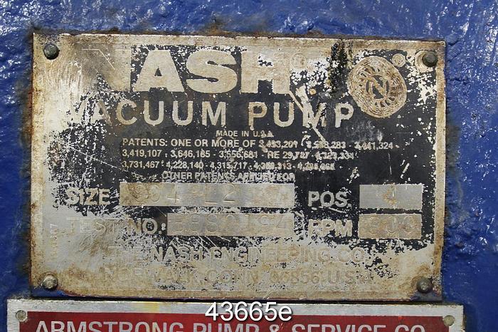 Used Nash 904L2 Vacuum Pump #43665