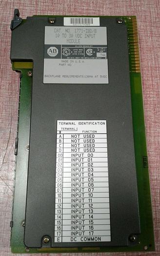 Used Allen-Bradley AB 1771-IBD/B 10 To 30 Intput Module