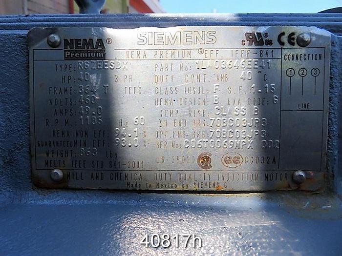 Used Lightnin Agitator With 40 Hp Motor #40817