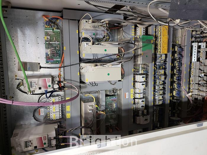 Used 2007 SCM Used CNC, Model is "Record 210 AL" 4 Axis CNC, 5' x 12' table