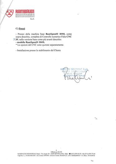 Usato Rambaudi Ramspeed
