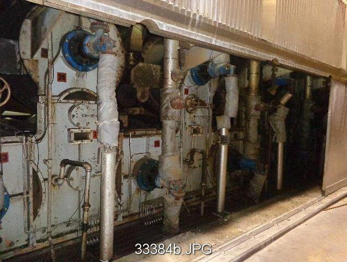 Used (60) Allis Chalmers Dryer Can Section, 60" Diameter, 155" Face #33384