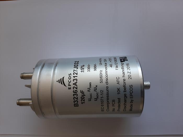 Used Epcos B32362A3127J032 120uf Capacitors Qty 12 for Sale at Tara...