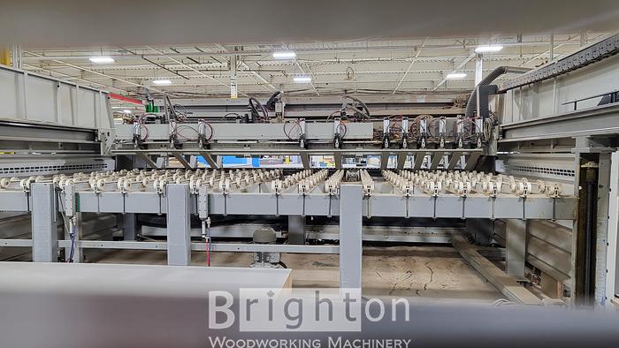 Used Biesse Selco WNT 600 used rear loading Beam saw #BM2413