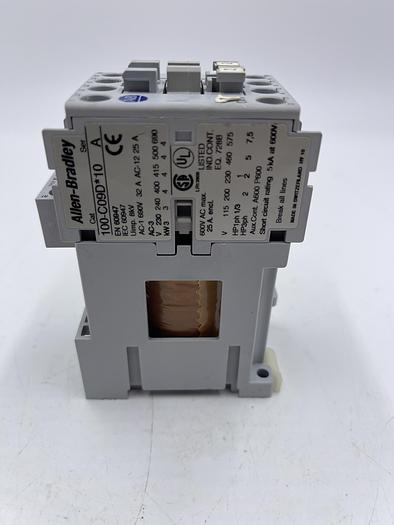 Used Allen-Bradley 100-C09D*10 Ser A