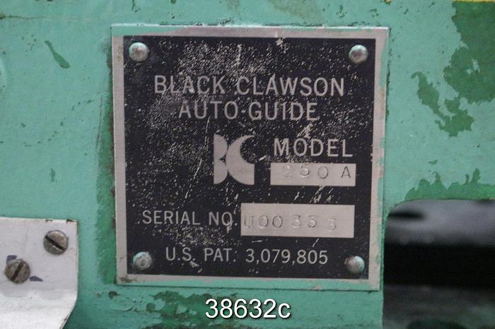 Used Black Clawson 250 A Autoguide Felt Guide #38632