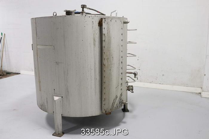 Used Galvanoimis OY Tank, Stainless Steel, 60" Diameter, 59" Height #33585