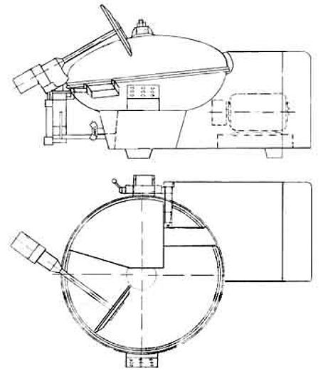 Used Kuter próżniowy KRAMER GREBE - poj. 325 l