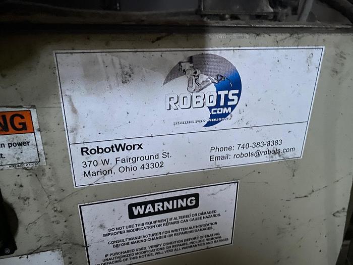 Used Panasonic Robotic Weld Cell with Rotary Table,  Panasonic YA-1NAR61 Controller