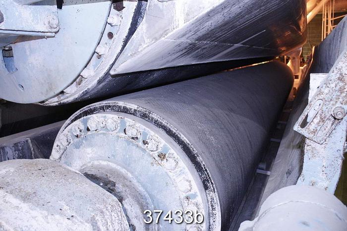 Used Beloit First Press, Top Suction Press Roll, Bottom Plain Roll #37433